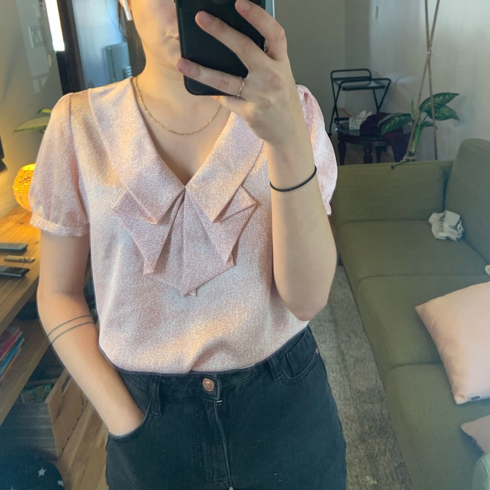 Pink blouse